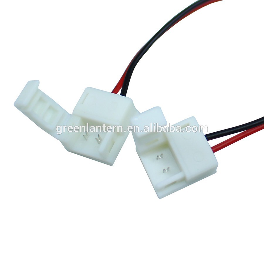 Waterproof IP65 4pin 10mm 3528 5050 led strip RGB connectors