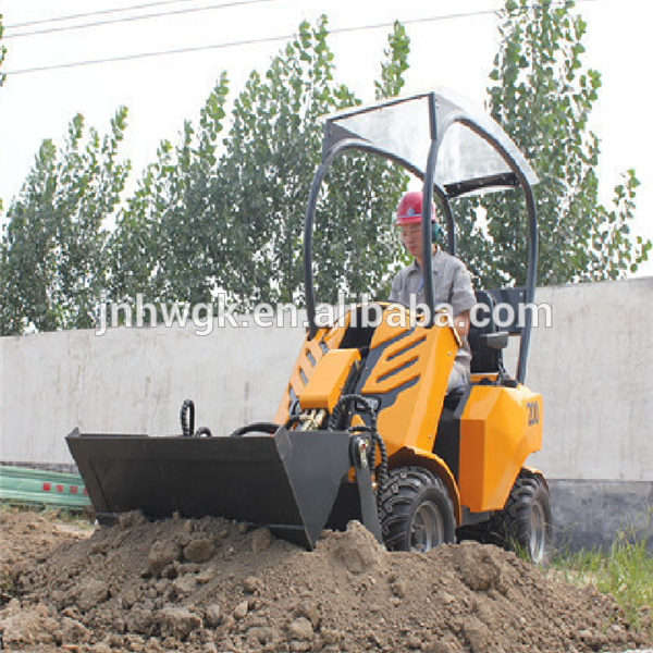 HW-200 Mini Skid Steer Loader With Digger and other Attachments