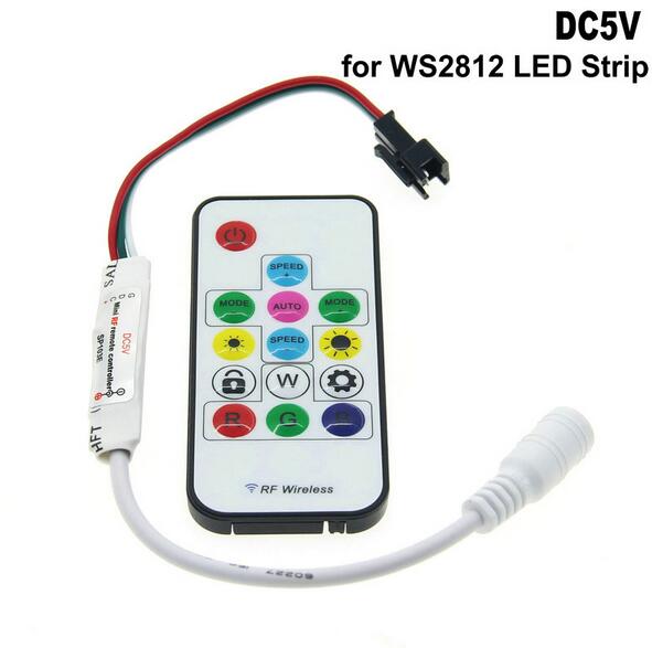 Wireless RF digital RGB led pixel Controller for WS2811 WS2812 WS2812B rgb strip