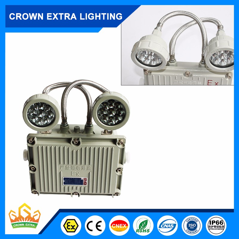 battery backup led fire resistant emergency outdoor light