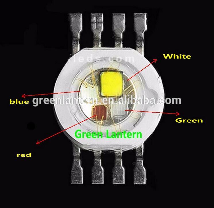 8pins 4-in-1 4W RGBW led diode RGB+white cold led chip led module