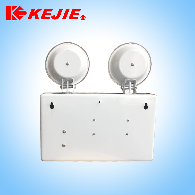 KEJIE  2x3W IP20  two heads led emergency light industrial twin spot emergency lamp with auto-testing