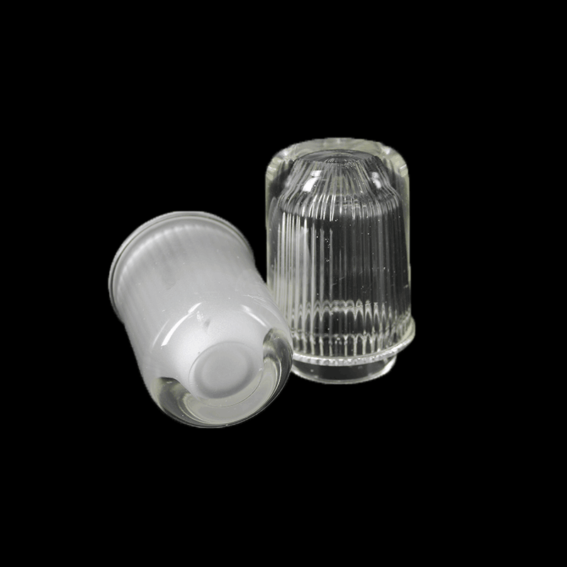 Pressed Clear Outdoor Lighting Glass Lamp Shade/Molded Explosion Proof Light Dome Cover