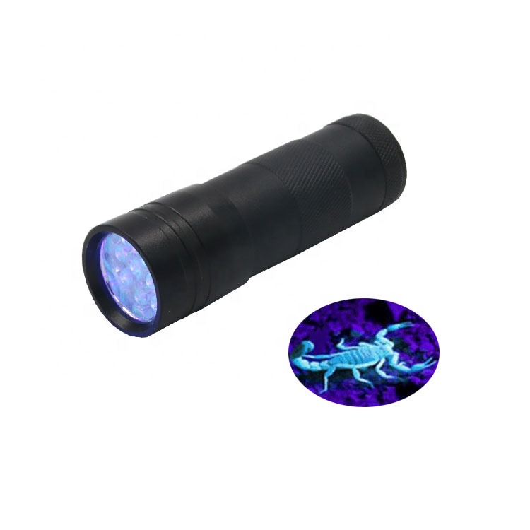 365nm 12 led UV torch UV flashlight