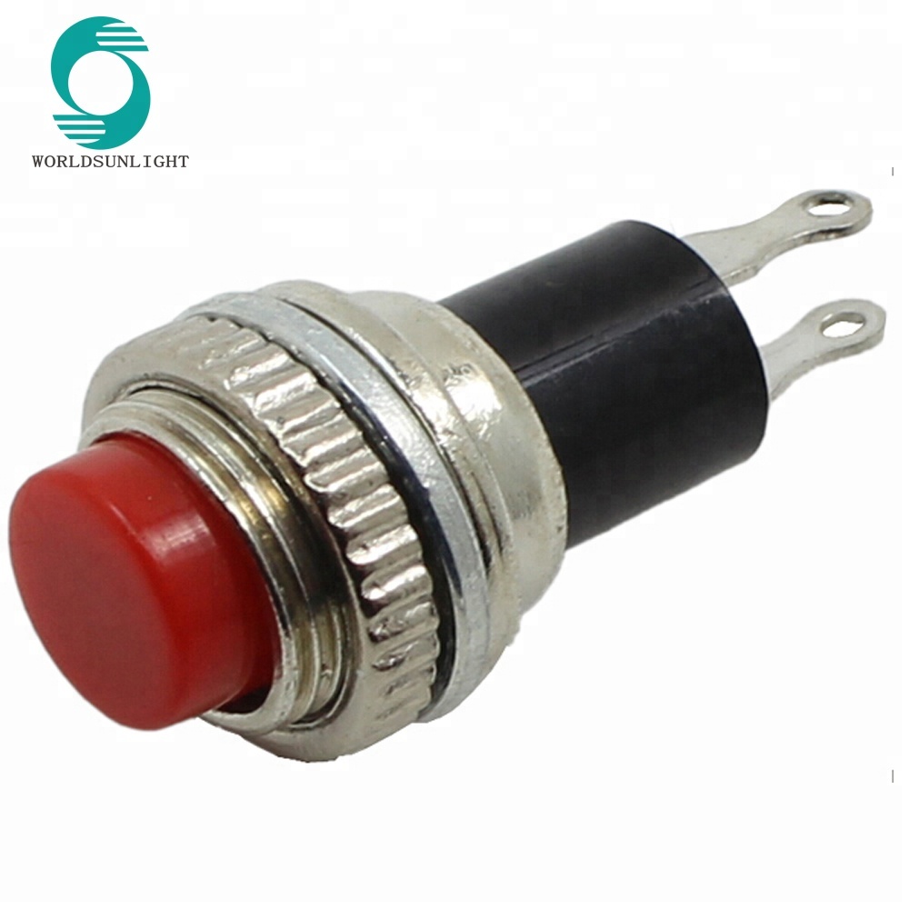 PBS-41B Normally Open 10mm 2PIN Green Round Little Push Button Momentary Switch