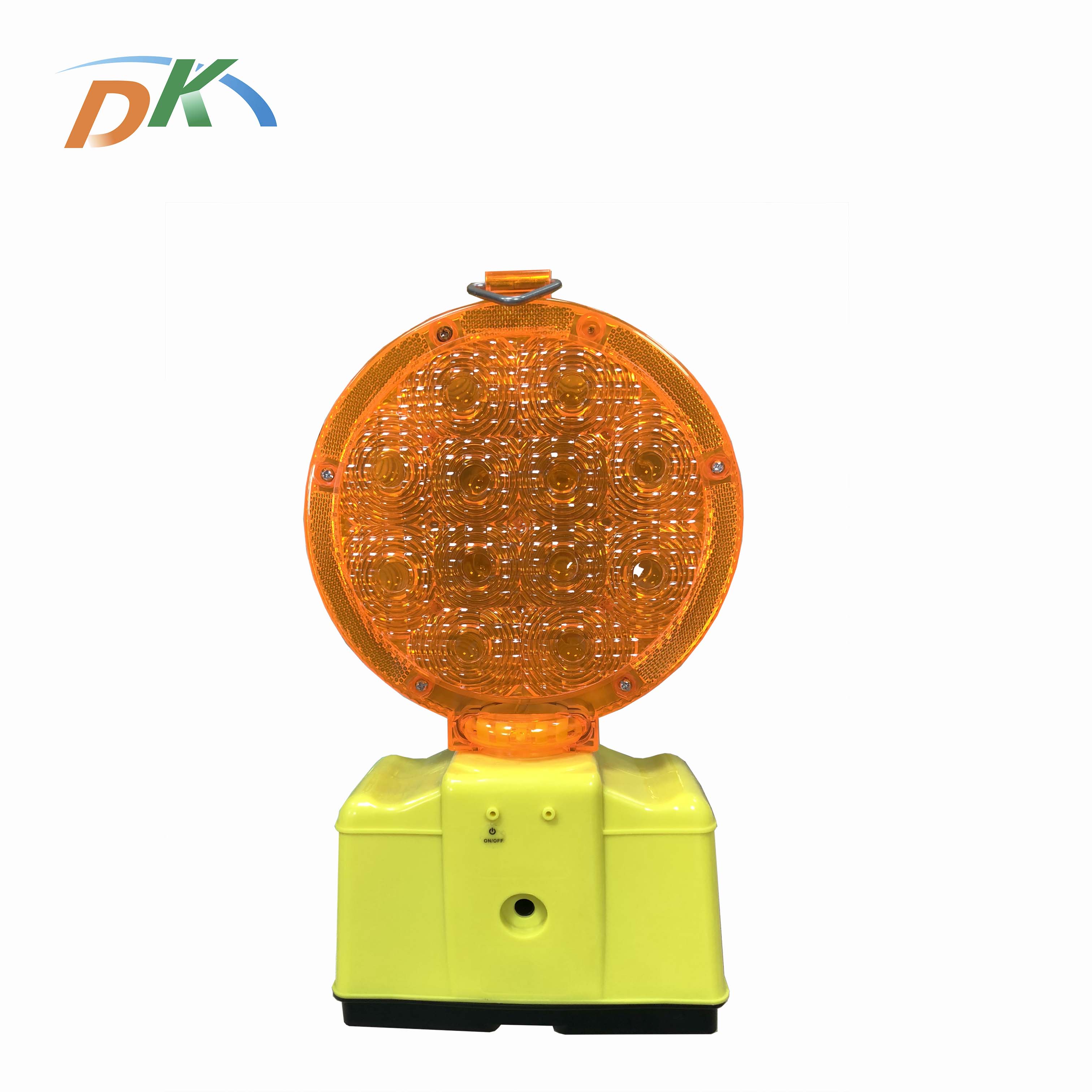 DK 12 Led Beads Battery Powered Led Barricade Street Warning  Light