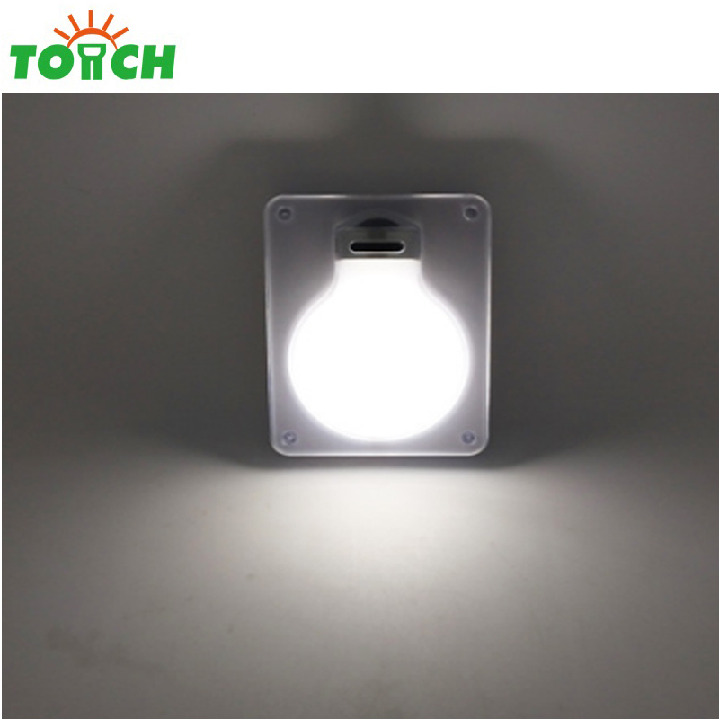 Shape of bulb Cordless cob closet emergency led light wireless switch wall night light