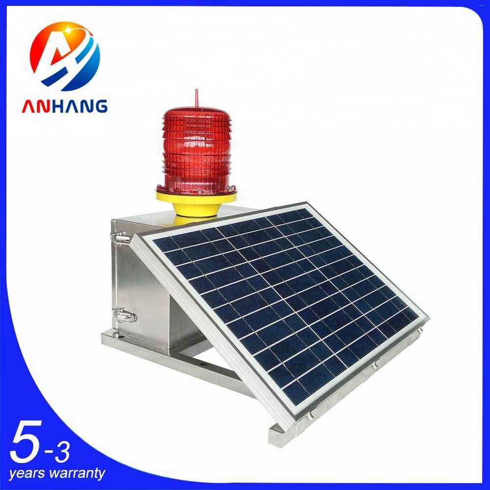 Medium-intensity Type B Solar Aviation Obstruction Light Aviation Light