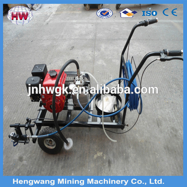 Hot melt road marking machine / thermoplastic line striping machine