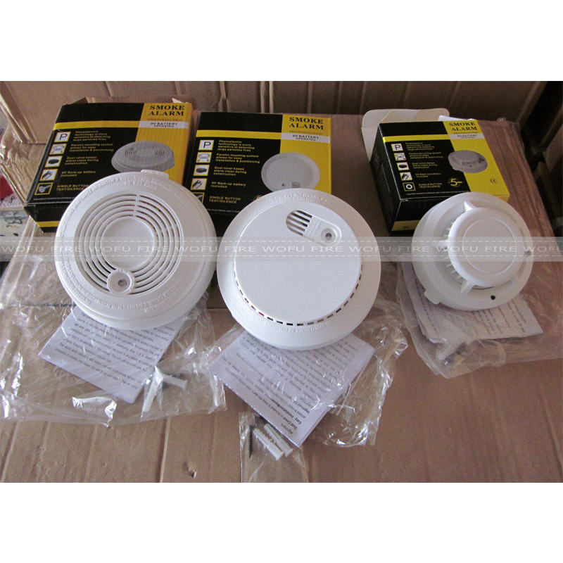 9v wholesale smoke detector with battery