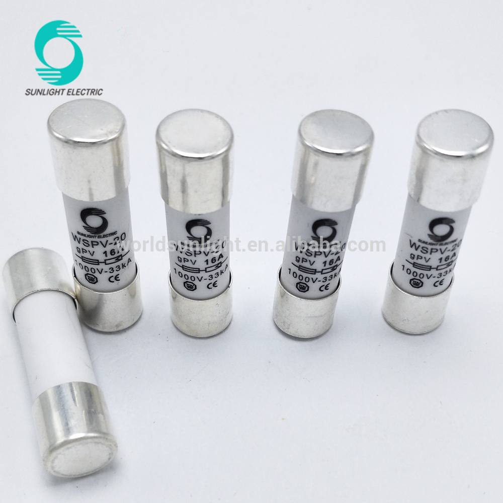 Manufacturer WSPV DC 1000V 10A fuse and base for PV solar