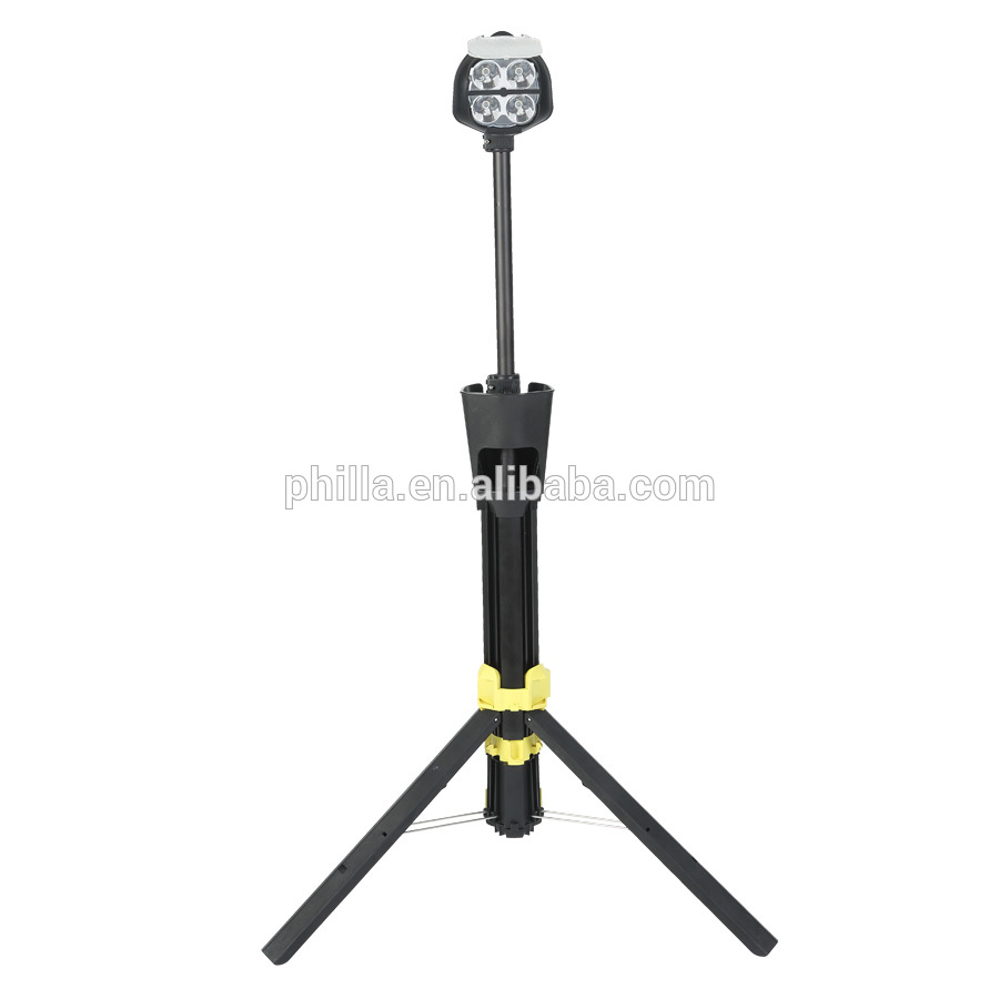 2016 New 20W LED Light Stand portable tripod outdoor lighting rechargeable led flood tripod light 5JG-RLS829