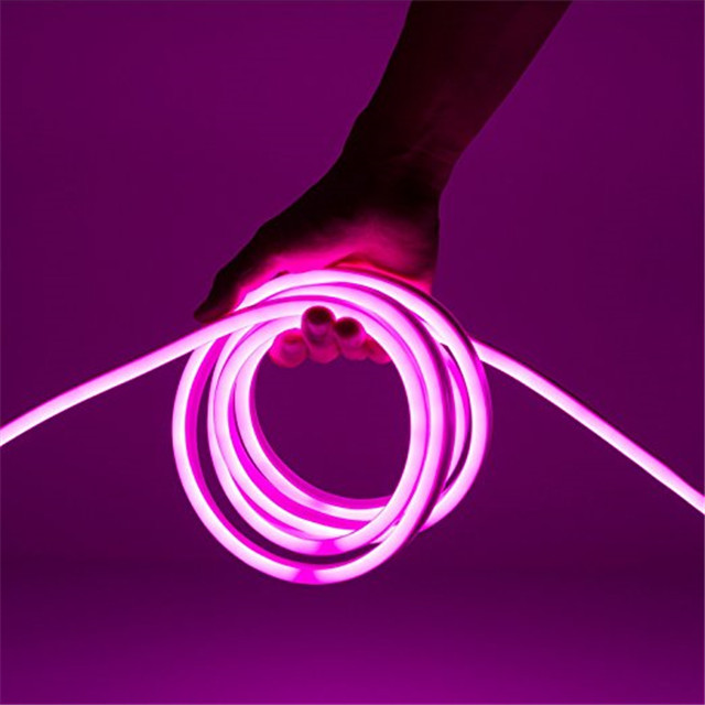 Flex Tube Sign Holiday Wedding Party Room Decor RGB flexible 8x16mm LED Neon Rope Light