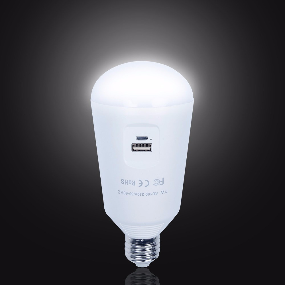 New patented design E27 base solar power rechargeable led bulb light