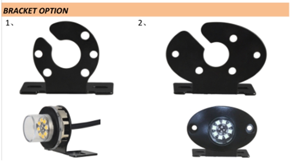 CE E-MARK IP67 led strobe hide away light