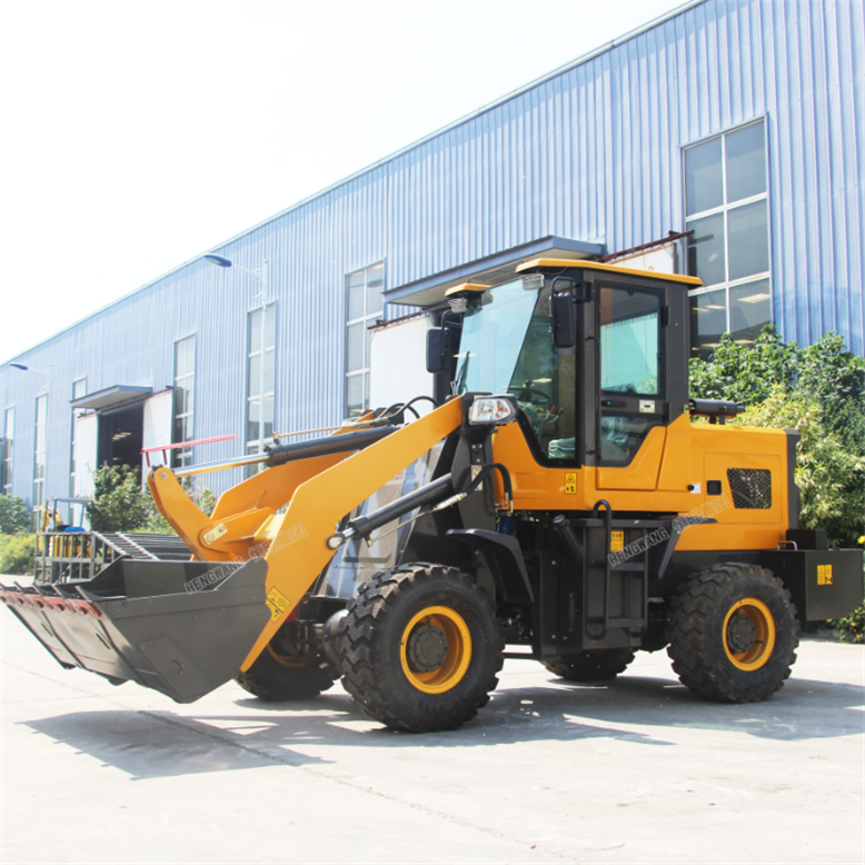 1 ton mini wheel loader backhoe loader mechanical loadering