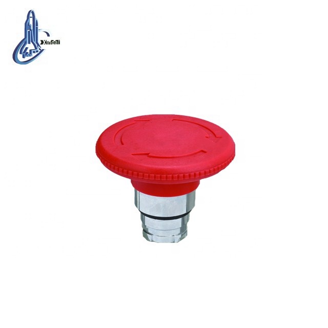 high quality 60mm big red mushroom emergency stop push button switch parts/head LAY5-BS64