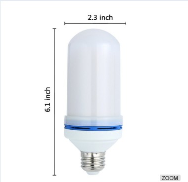 Home Decorative Effect Fire Lamps E26 E27 Led Flickering Flame Bulb LED Flame Light Bulbs LED flame lamp For Party Festival