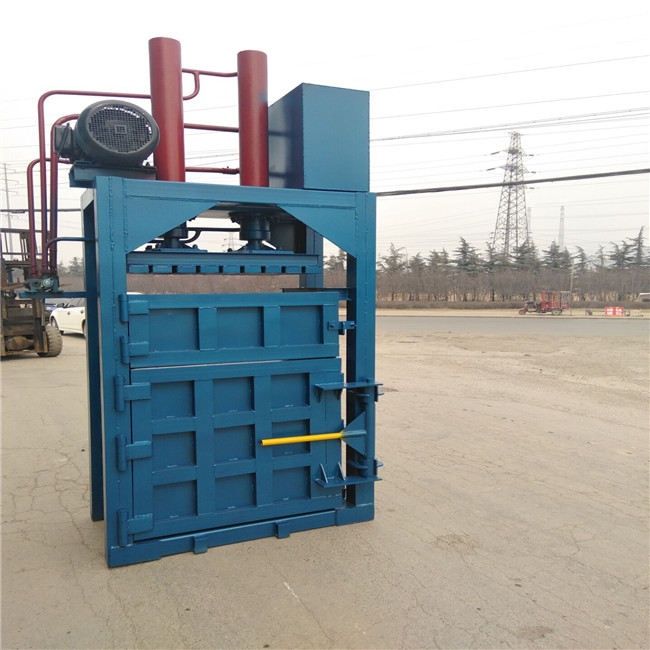 Waste bottle hydraulic waste carton press baler machine