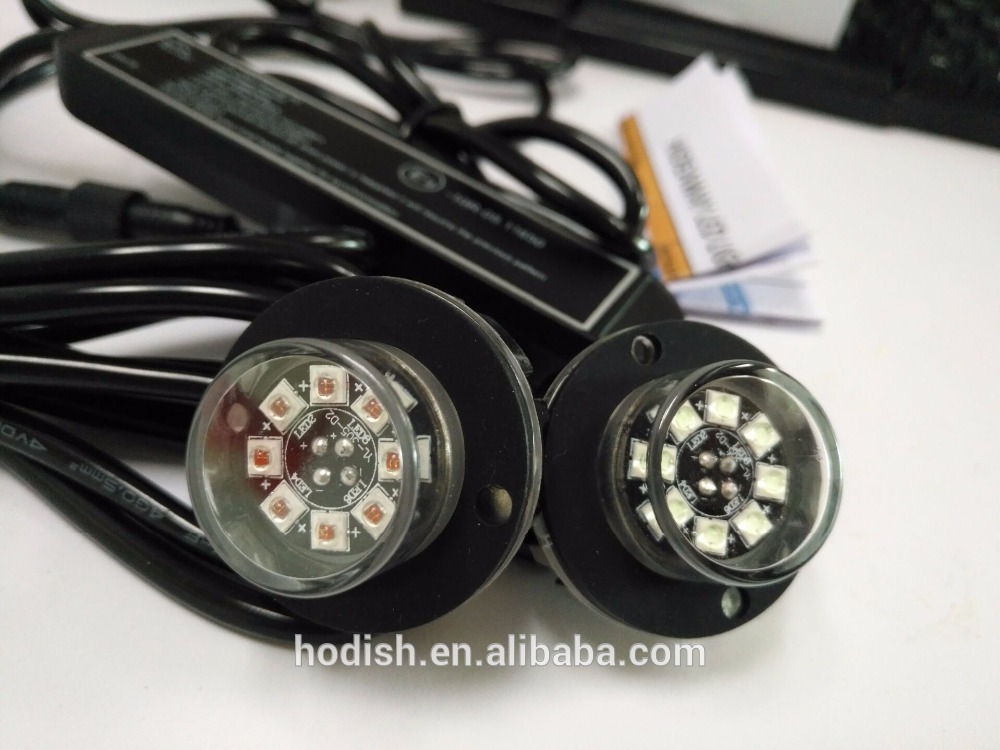 8 leds led strobe light hideaway strobe rotating lights