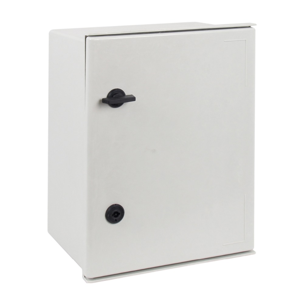 Saipwell Manufacturer 400x400x200mm IP66 Outdoor Fiberglass Enclosure With Locker