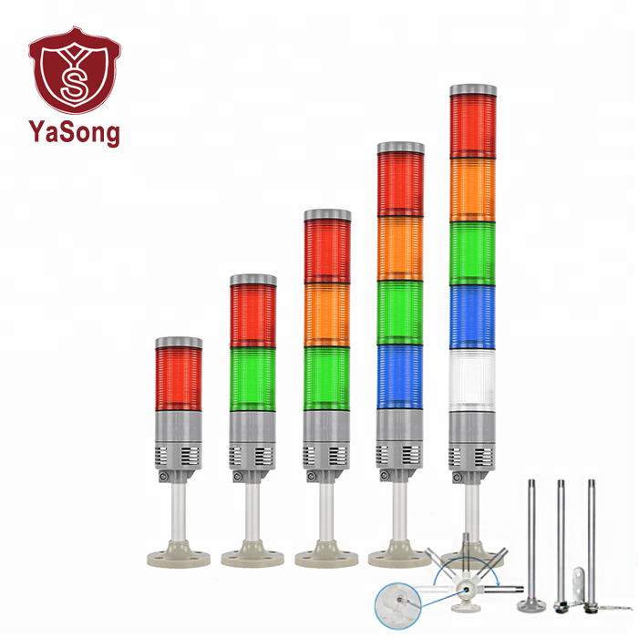 LTA-052J-2 Multilayer led warning light alarm led tower light with sound