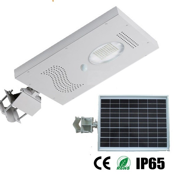 Waterproof IP65 outdoor garden solar sensor lamp solar street light with network cable / 4G / WIFI camera