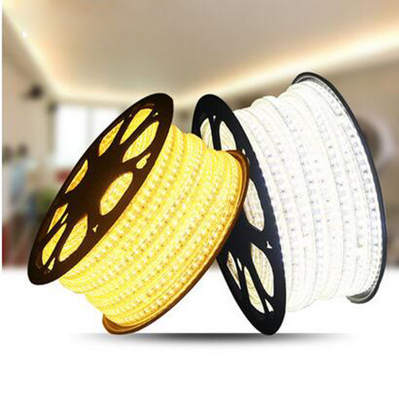 waterproof 50m/lot 110v 220V 230v 240v led strip light SMD 2835 180leds flexible tape light