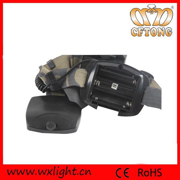 3W cree led zoomable head torch