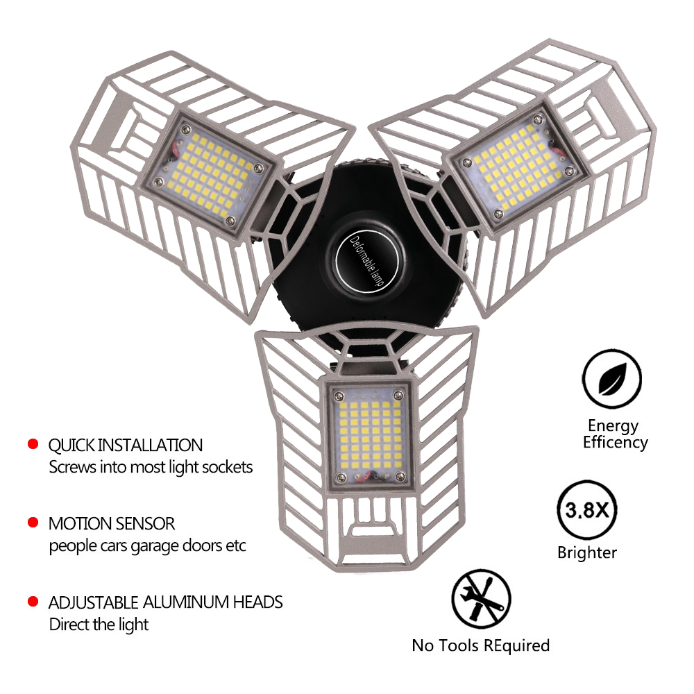 New Led Deformable Garage Light LED Ceiling Light High Intensity Mining Lamps Ceiling LED Light