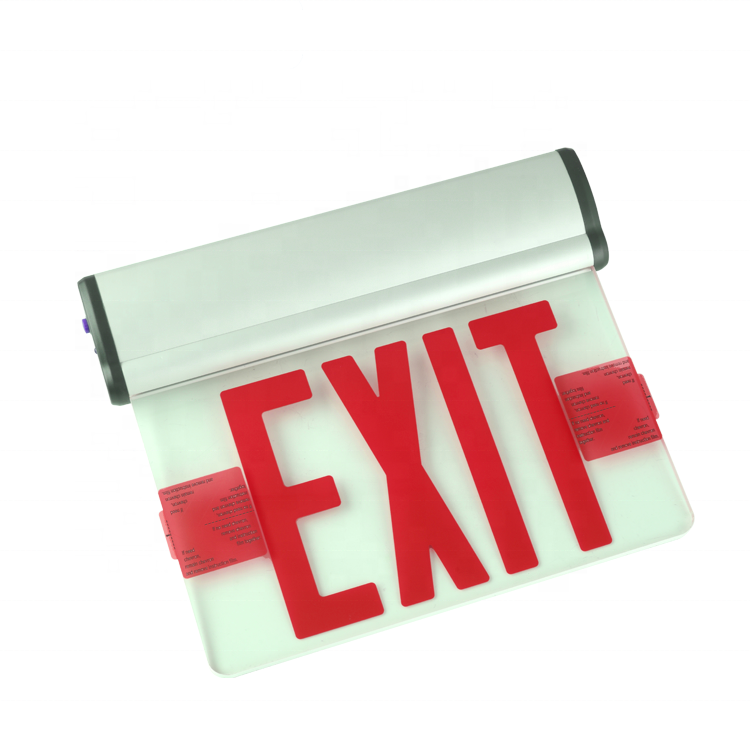 Dual voltage nickel-cadmium battery powered exit signs