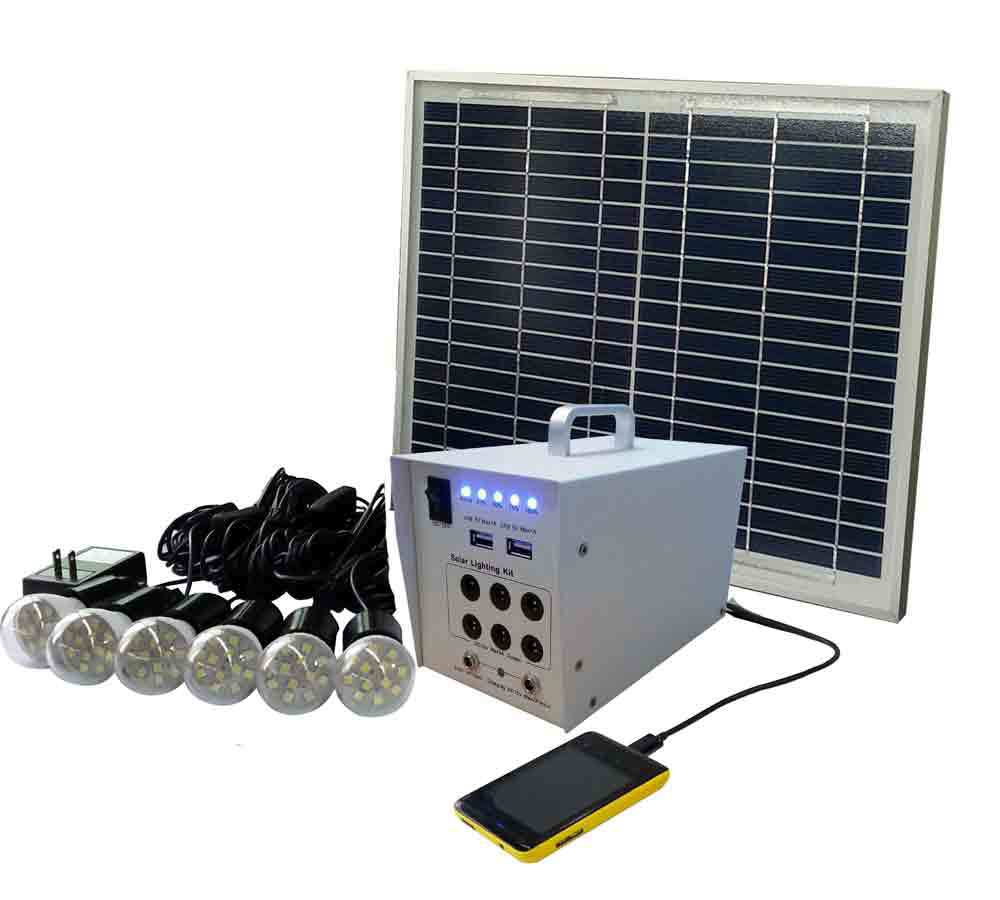 20w portable home lighting solat generator