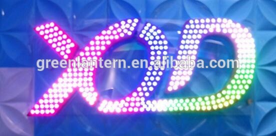 WS2811 led modules pixel strip 12mm IP68 RGB modulo som automotivo letters points balls diffused advertising