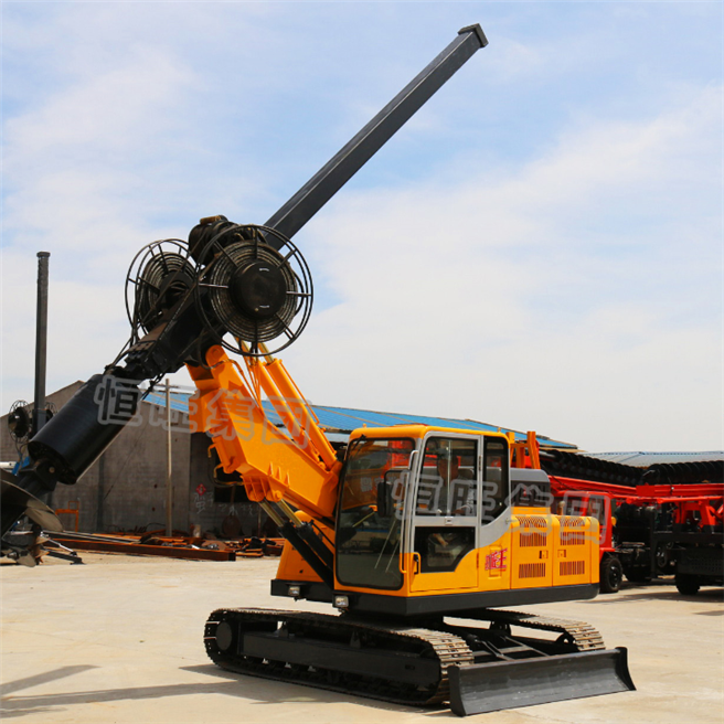 ground screw pile driving machine Spiral Pile Machine