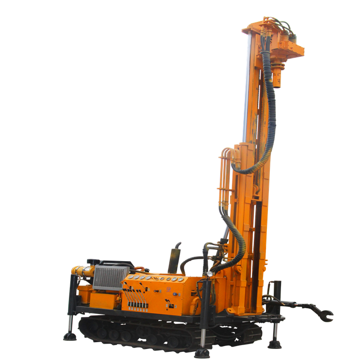 small  crawler mounted hard rock drilling rig drilling rig water well