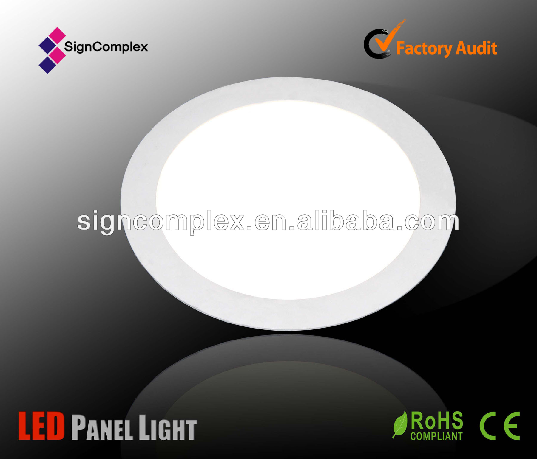 3528 SMD LED round panel light 10W