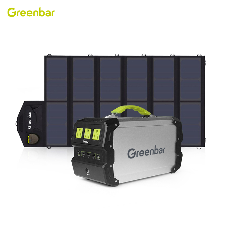 Portable 230v battery generator power system solar panel system