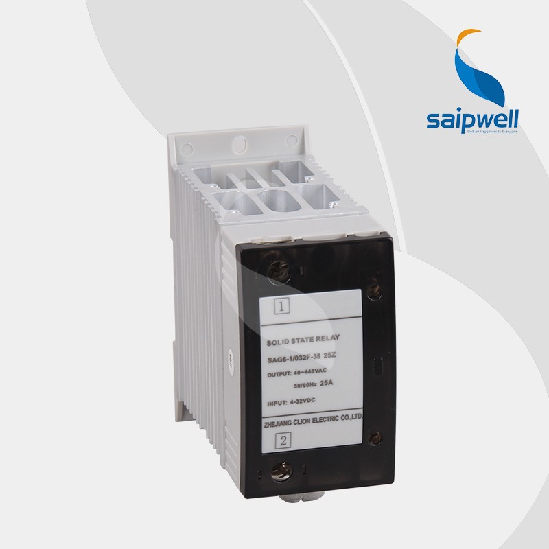 SAIPWELL/SAIP 10-80A Electrical Din Rail Solid State Relay