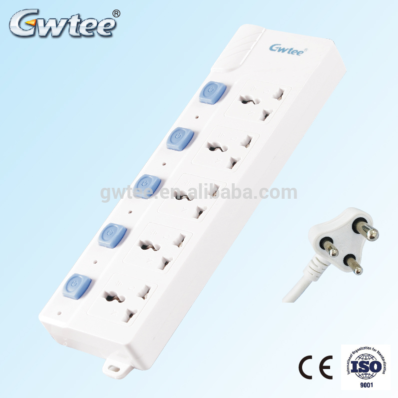 Professional universal power socket with fuse GT-6121