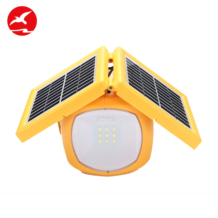 Waterproof Portable Led Rechargeable Solar Powered Camping Tent Lamps Lights With USB charger