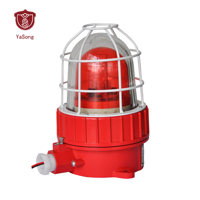 BBJ industrial Explosion Proof Sound And Light Alarm With Sound 90dB DC12V/24V AC220V Siren Safety Alarm