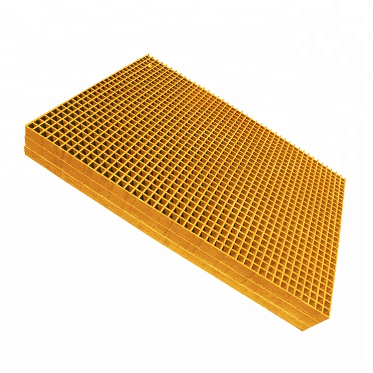 frp grid floor fiberglass trench grating  walkway grill