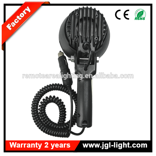 12V LED handheld spotlight handy torch 25W LED emergency portable light vehicle search light hunting light