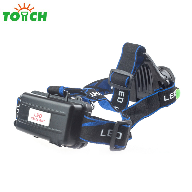 High power zoomable aluminum alloy rechargeable 18650 T6 1000 lumen LED headlamp for camping
