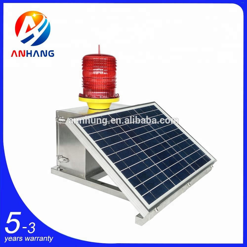 LED Medium-intensity Type B Solar Obstruction Light