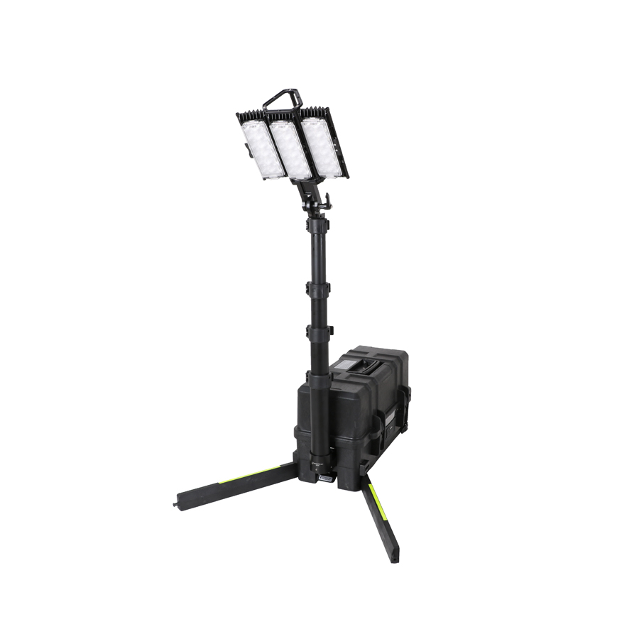 Portable rechargeable construction area light