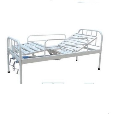 Metal hospital manual bed with 2 function for patient use