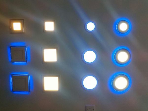 CET-130SS-24W led ceiling panel light square colorful led panel light