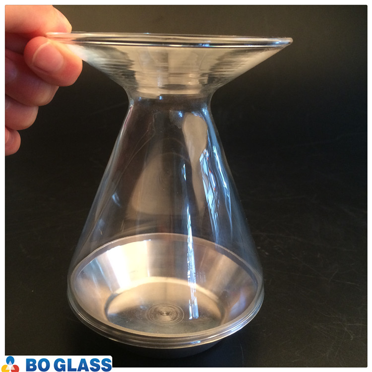 Supply High quality standard glass bottle boiling flask-4-neck chemical experiment use glass kaixin chemical brand Lab glassware