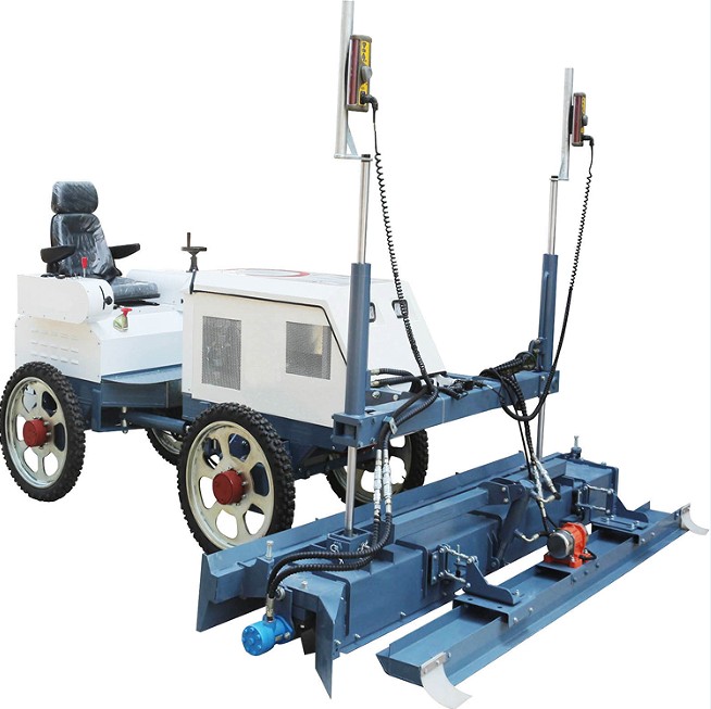 new type 4 Hydraulic drive motor Ride On Concrete Laser Screed Machine